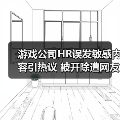 游戏公司HR误发敏感内容引热议 被开除遭网友吐槽（图2）