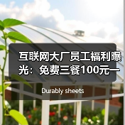 互联网大厂员工福利曝光：免费三餐100元一天，网友直呼羡慕不已（图2）