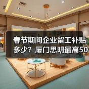 春节期间企业留工补贴多少？厦门思明最高50万奖补政策解析（图4）