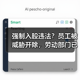 强制入股违法？员工被威胁开除，劳动部门已介入调查（图4）