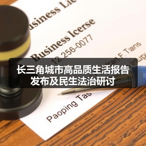 长三角城市高品质生活报告发布及民生法治研讨(图1)