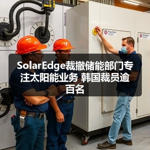 SolarEdge裁撤储能部门专注太阳能业务 韩国裁员逾百名(图2)