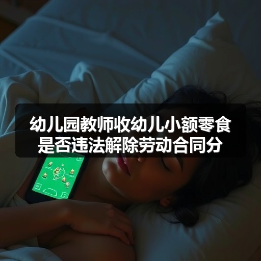 幼儿园教师收幼儿小额零食是否违法解除劳动合同分析(图2) 幼儿园教师收幼儿小额零食是否违法解除劳动合同分析(图2)