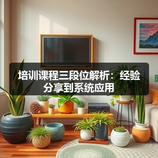 培训课程三段位解析:经验分享到系统应用(图1) 培训课程三段位解析:经验分享到系统应用(图1)