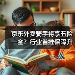 京东外卖骑手将享五险一金？行业首推保障升级（图1）