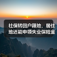 社保转回户籍地，居住地还能申领失业保险金吗？（图3）