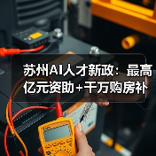 苏州AI人才新政：最高亿元资助+千万购房补贴，如何打造创新高地（图1）