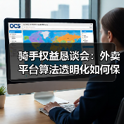 骑手权益恳谈会:外卖平台算法透明化如何保障骑手?(图1) 骑手权益恳谈会:外卖平台算法透明化如何保障骑手?(图1)