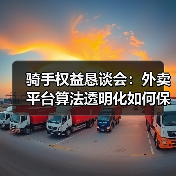骑手权益恳谈会:外卖平台算法透明化如何保障骑手?(图2) 骑手权益恳谈会:外卖平台算法透明化如何保障骑手?(图2)