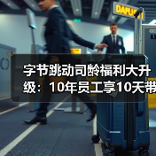 字节跳动司龄福利大升级：10年员工享10天带薪假（图4）