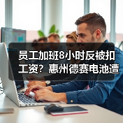 员工加班8小时反被扣工资？惠州德赛电池遭官方调查（图2）