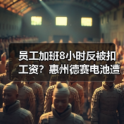 员工加班8小时反被扣工资？惠州德赛电池遭官方调查（图1）