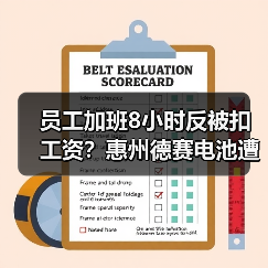 员工加班8小时反被扣工资？惠州德赛电池遭官方调查（图3）