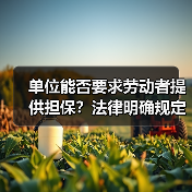单位能否要求劳动者提供担保？法律明确规定（图2）