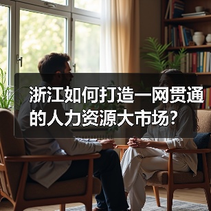 浙江如何打造一网贯通的人力资源大市场?(图4) 浙江如何打造一网贯通的人力资源大市场?(图4)