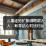 三星逆势扩张招聘超万人,彰显信心对比行业裁员潮(图4) 三星逆势扩张招聘超万人,彰显信心对比行业裁员潮(图4)