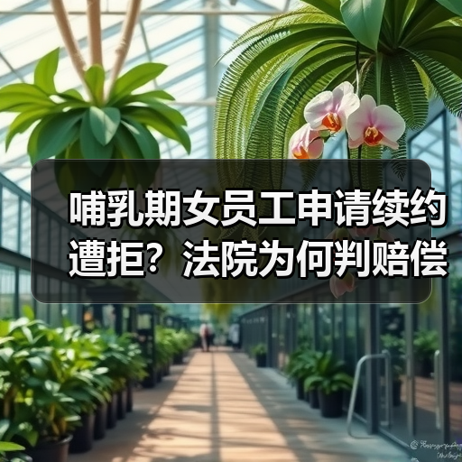 哺乳期女员工申请续约遭拒?法院为何判赔偿(图3) 哺乳期女员工申请续约遭拒?法院为何判赔偿(图3)