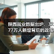 陕西就业数据出炉,37.77万人新增背后的政策揭秘(图3) 陕西就业数据出炉,37.77万人新增背后的政策揭秘(图3)