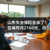 山东失业保险金涨了!最高每月2160元,你怎么看?(图1) 山东失业保险金涨了!最高每月2160元,你怎么看?(图1)