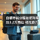白银市就业服务矩阵释放3.2万岗位 精准助力就业（图1）