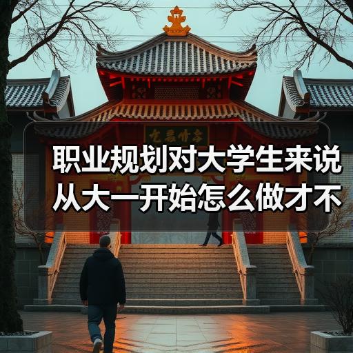职业规划对大学生来说从大一开始怎么做才不