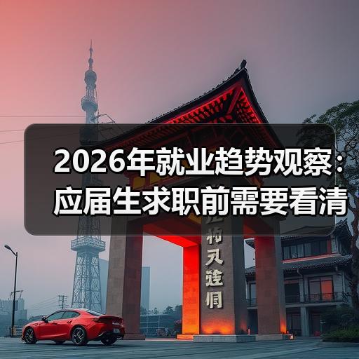2026年就业趋势观察：应届生求职前需要